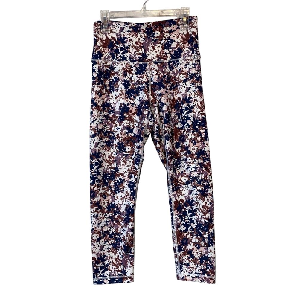 Balance Collection High Rise Floral Active Leggings Women’s Small Cropped